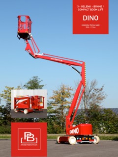 PB Platforms DINO 112 D II Specifications
