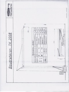Pekazett TK 2008 Specifications