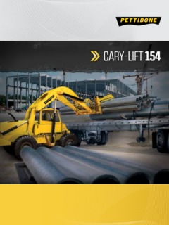 Pettibone CARY-LIFT 154 Specifications