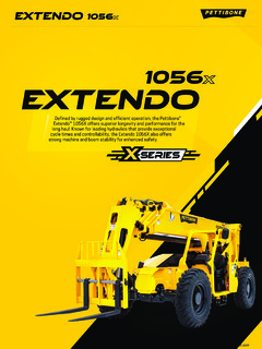 Pettibone EXTENDO 1056X Specifications