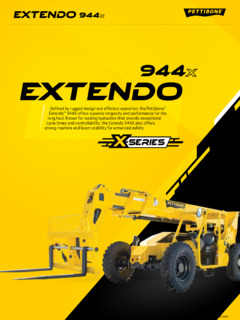 Pettibone EXTENDO 944X Specifications