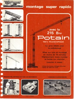 Potain 215 Brv Specifications