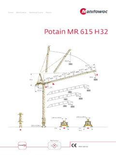 Potain MR 615 H32 Specifications