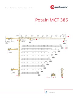 Potain MCT 385 Specifications