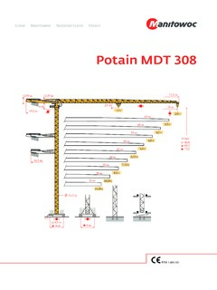 Potain MDT 308 Specifications