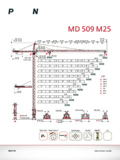 Potain MD 509 M25 Specifications