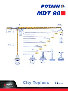 Potain MDT 98 Specifications