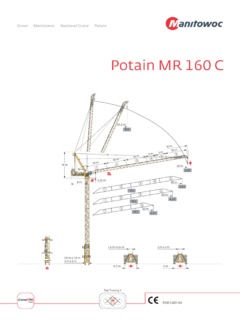 Potain MR 160 C Specifications