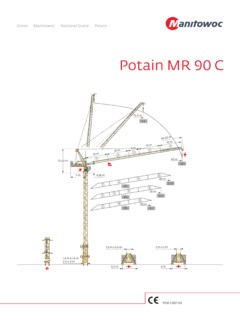 Potain MR 90 C Specifications