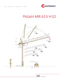 Potain MR 615 H32 Specifications