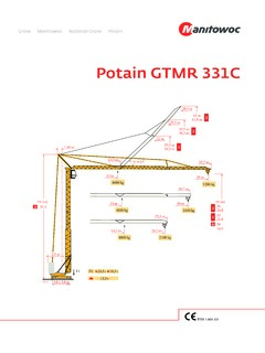 Potain GTMR 331 C Specifications