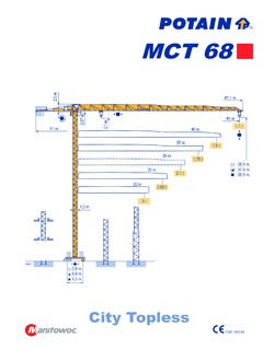 Potain MCT 68 Specifications