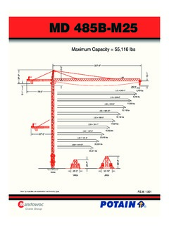 Potain MD 485 B M25 Specifications