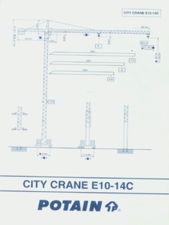Potain CITY CRANE E10-14C Specifications