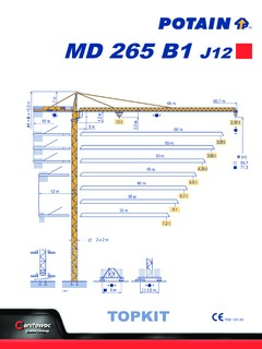Potain TOPKIT MD 265 B1 J12 Specifications