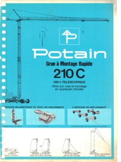 Potain GMR 210 C Specifications