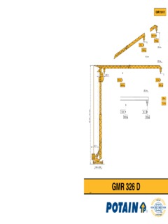 Potain GMR 326 D Specifications