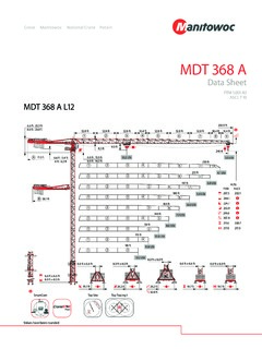 Potain MDT 368 A Specifications