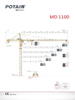 tower cranes potain md 1100 specifications cranemarketpotain md 1100 specifications potain md 1100 specifications