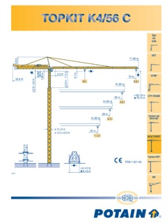 Potain TOPKIT K4/56 C Specifications