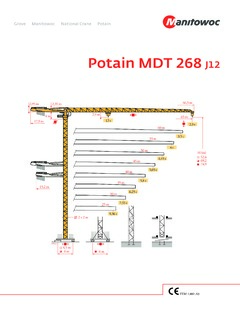 Potain MDT 268 J12 Specifications