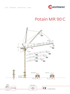Potain MR 90 C Specifications