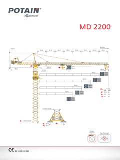 Potain MD 2200 Specifications