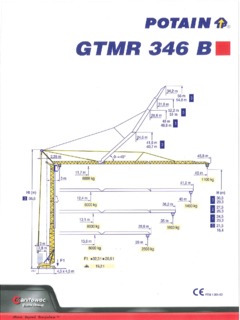 Potain GTMR 346 B Specifications