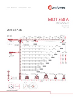 Potain MDT 368 A L12 Specifications
