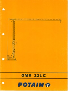 Potain GMR 321 C Specifications