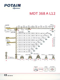 Potain MDT 368 A L12 Specifications