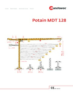 Potain MDT 128 Specifications