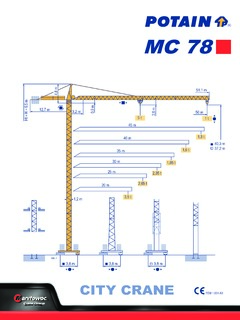 Potain MC 78 Specifications