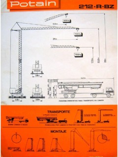 Potain 212 R BZ Specifications