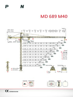Potain MD 689 M40 Specifications