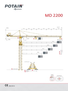 Potain MD 2200 Specifications