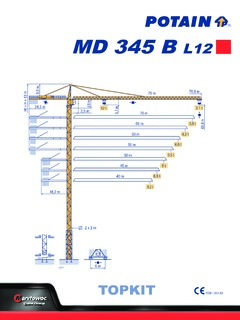 Potain MD 345 B L12 Specifications