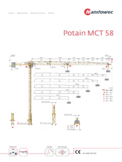 Potain MCT 58 Specifications