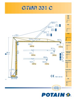 Potain GTMR 331 C Specifications