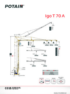 Potain Igo T 70 A Specifications