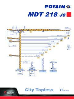 Potain MDT 218 J8 Specifications