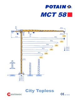 Potain MCT 58 Specifications