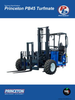 Princeton PB45 Turfmate Specifications