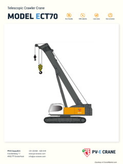 PV-E CRANE ECT70 Specifications