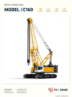 PV-E CRANE EC160 Specifications
