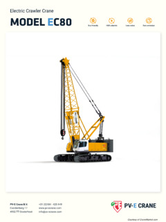 PV-E CRANE EC80 Specifications