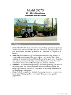 QMC Cranes 5967S Specifications