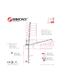 Raimondi LR 165 Specifications