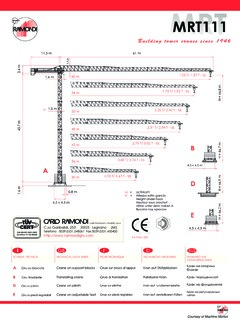 Raimondi MRT 111 Specifications