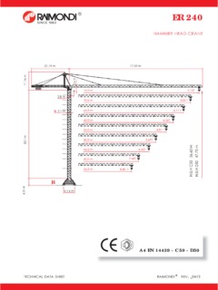 Raimondi ER 240 Specifications